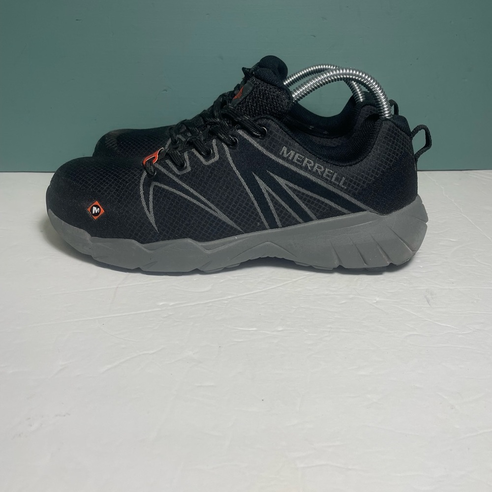 MERRELL Men's Fullbench Superlite Alloy Toe CSA Black/Grey Size 9M Work Service